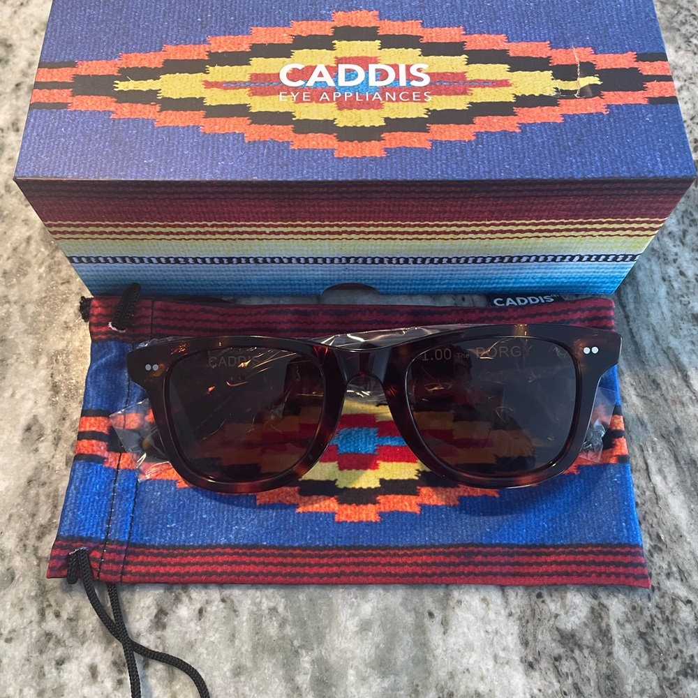 NWB Caddis Porgy Backstage Sunglasses 1.00 Progressives